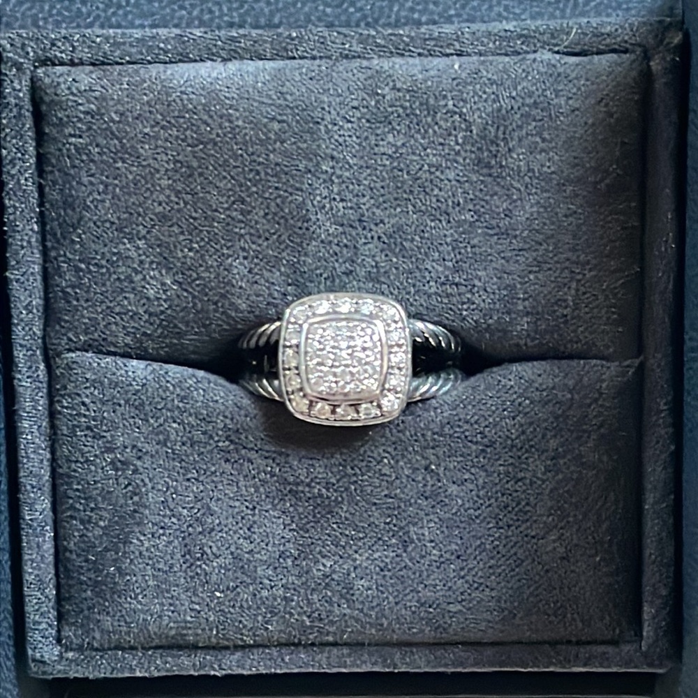 David Yurman Petite Albion® Ring with Pavé Diamonds